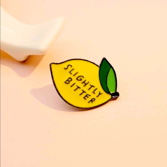 “Slightly Bitter” Lemon Pin - Picture 2 of 2